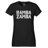 Damen T-Shirt Rambazamba Schriftzug Größe XS-XXL