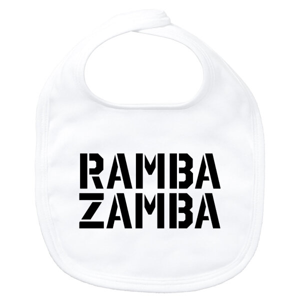 Baby Lätzchen Rambazamba Schriftzug