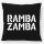 Kissen Rambazamba Schriftzug 40x40cm