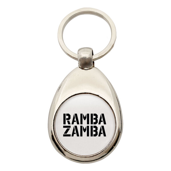 Schlüsselanhänger Rambazamba Schriftzug