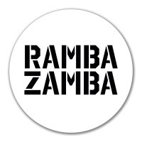 Aufkleber Rambazamba Schriftzug 10cm Sticker