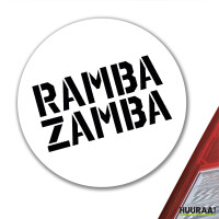 Aufkleber Rambazamba Schriftzug 10cm Sticker