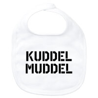 Baby Lätzchen Kuddelmuddel Schriftzug