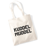 Jutebeutel Kuddelmuddel Schriftzug 10 Liter