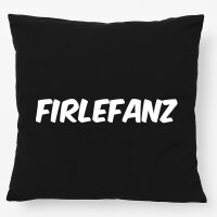 Kissen Firlefanz Schriftzug 40x40cm