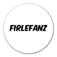 Aufkleber Firlefanz Schriftzug 10cm Sticker