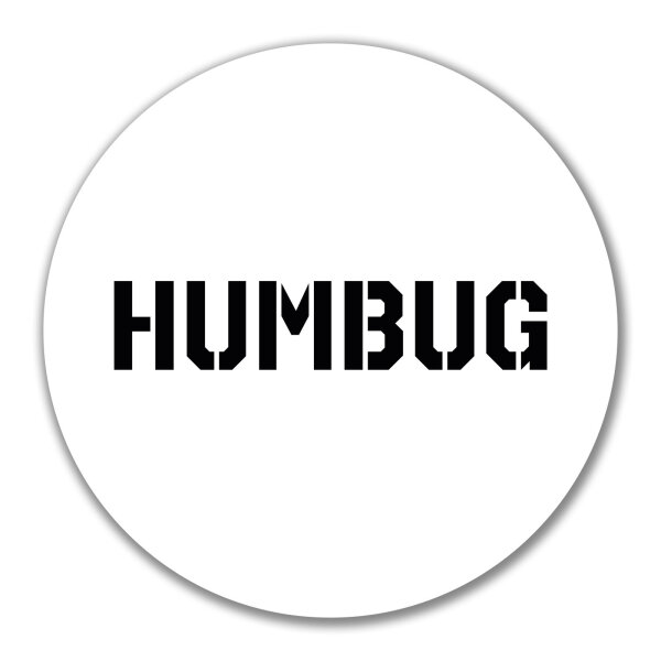 Aufkleber Humbug Schriftzug 10cm Sticker