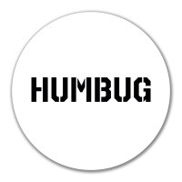 Aufkleber Humbug Schriftzug 10cm Sticker