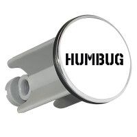 Waschbeckenstöpsel Humbug Schriftzug 4cm Abflussstopfen