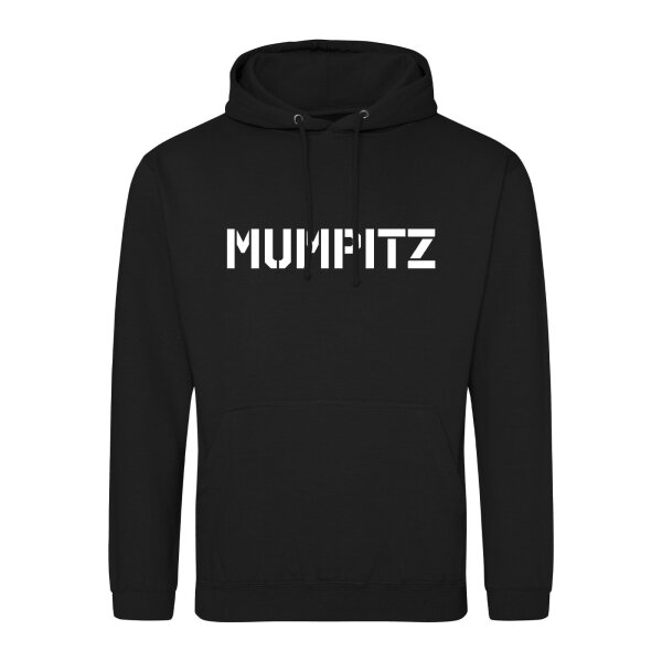 Unisex Hoodie Mumpitz Schriftzug Größe S-3XL