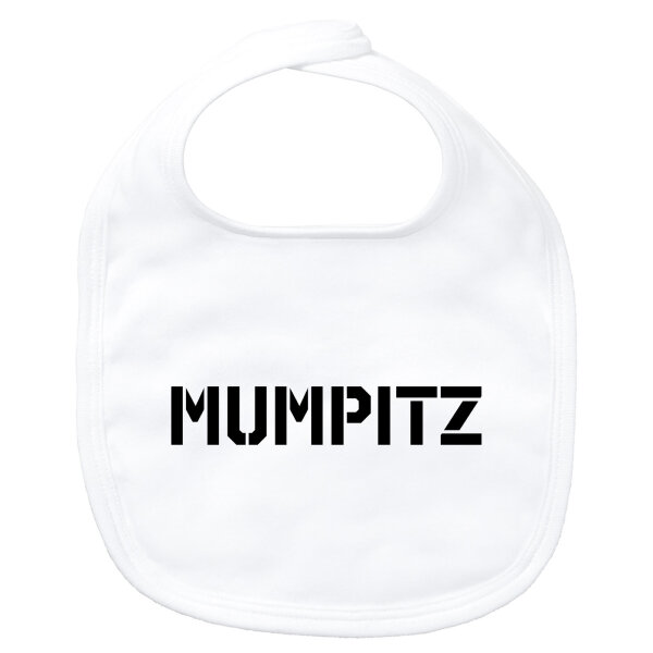 Baby Lätzchen Mumpitz Schriftzug