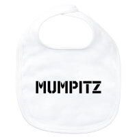 Baby Lätzchen Mumpitz Schriftzug