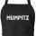 Schürze Mumpitz Schriftzug