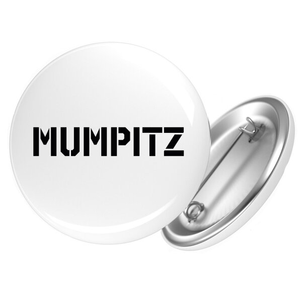 Button Mumpitz Schriftzug