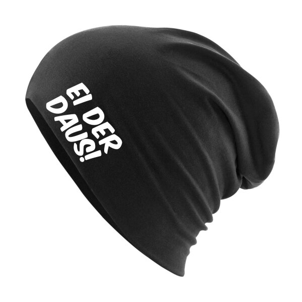 Beanie Ei der Daus Schriftzug