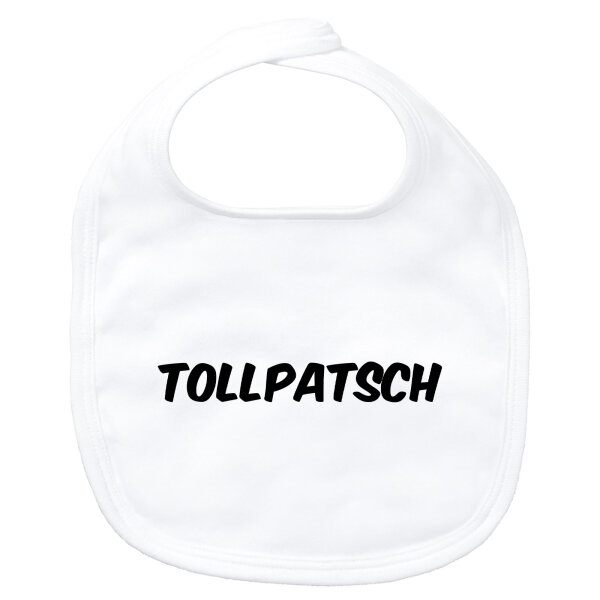 Baby Lätzchen Tollpatsch Schriftzug