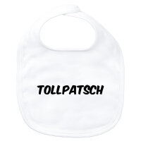 Baby Lätzchen Tollpatsch Schriftzug