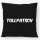 Kissen Tollpatsch Schriftzug 40x40cm