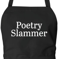Schürze Poetry Slammer Schriftzug