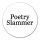 Aufkleber Poetry Slammer Schriftzug 10cm Sticker