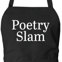 Schürze Poetry Slam Schriftzug