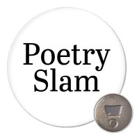 Magnet Poetry Slam Schriftzug 59mm Kühlschrankmagnet...