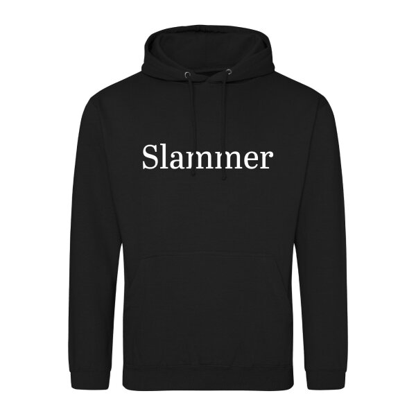 Unisex Hoodie Slammer Schriftzug Größe S-3XL