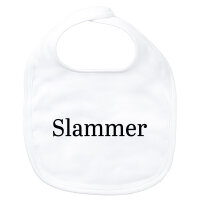 Baby L&auml;tzchen Slammer Schriftzug Klettverschluss