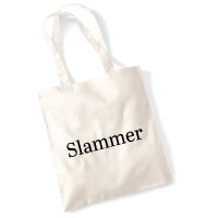 Jutebeutel Slammer Schriftzug 10 Liter