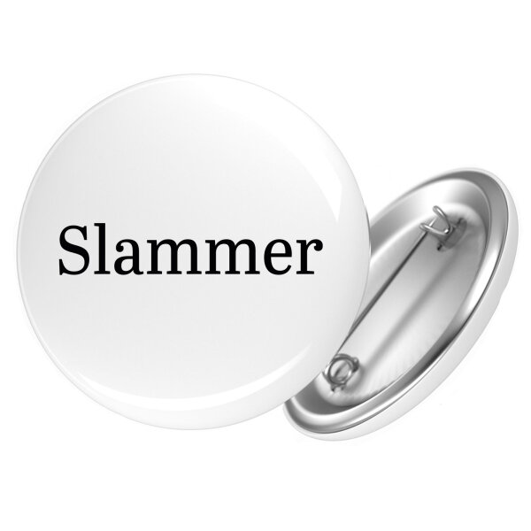 Button Slammer Schriftzug