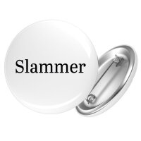 Button Slammer Schriftzug