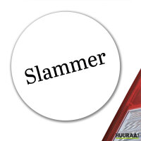 Aufkleber Slammer Schriftzug 10cm Sticker