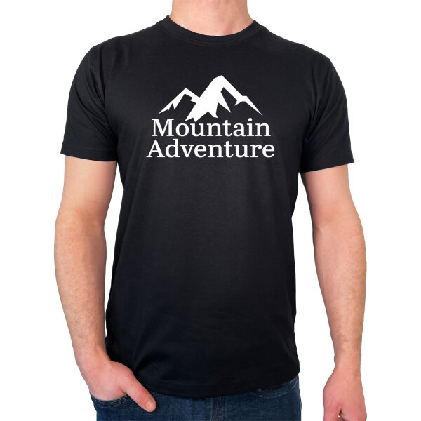 Herren T-Shirt Mountain Adventure Berge Größe S-3XL