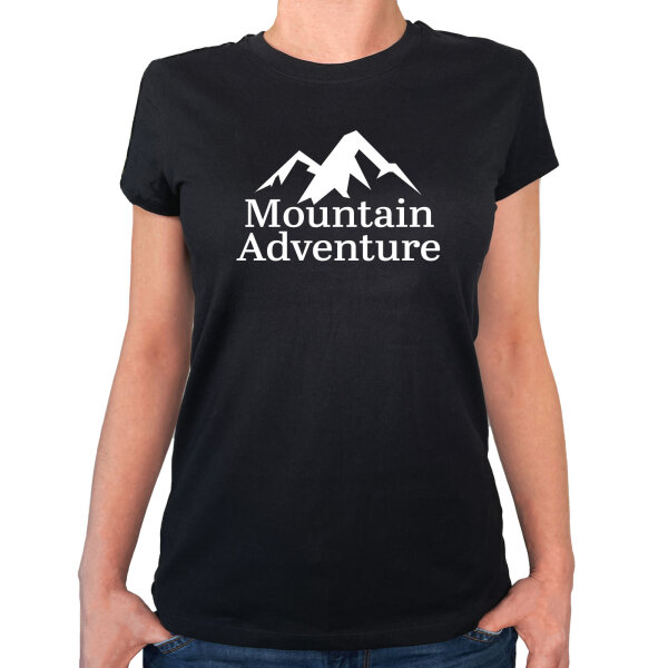 Damen T-Shirt Mountain Adventure Berge Größe XS-XXL