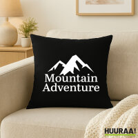 Kissen Mountain Adventure Berge 40x40cm