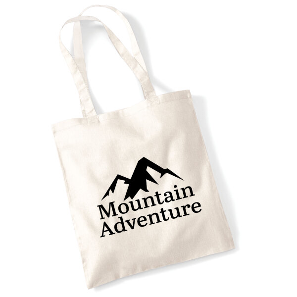 Jutebeutel Mountain Adventure Berge 10 Liter