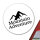 Aufkleber Mountain Adventure Berge 10cm Sticker