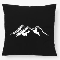 Kissen Berg Silhouette Mountain 40x40cm