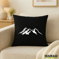 Kissen Berg Silhouette Mountain 40x40cm
