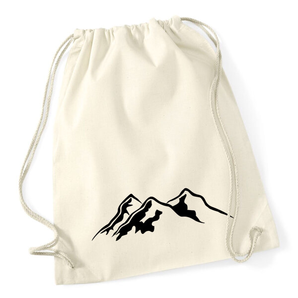 Turnbeutel Berg Silhouette Mountain 12 Liter