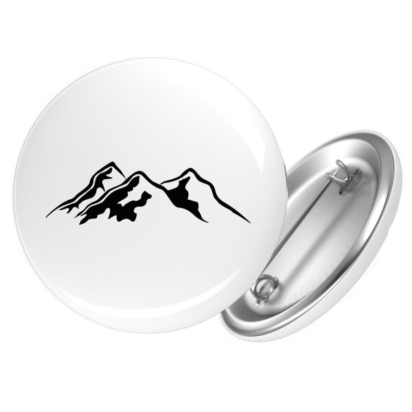 Button Berg Silhouette Mountain