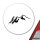 Aufkleber Berg Silhouette Mountain 10cm Sticker