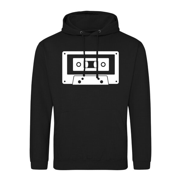 Unisex Hoodie Kassette Tape Größe S-3XL