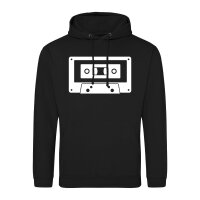 Unisex Hoodie Kassette Tape Größe S-3XL