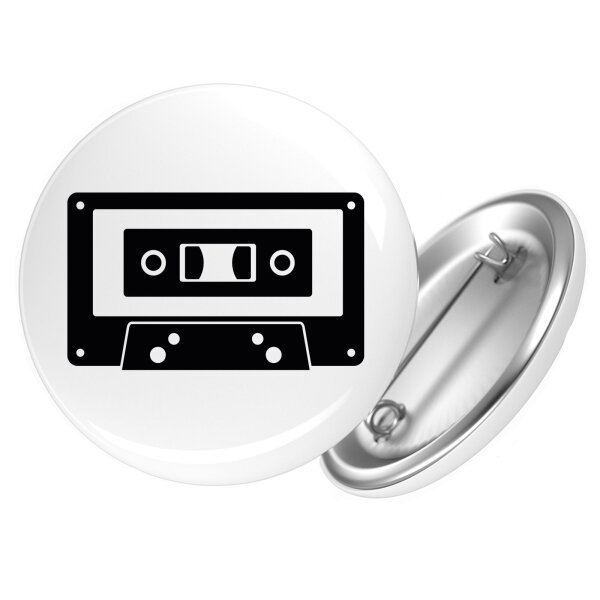 Button Kassette Tape