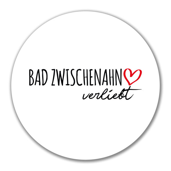 Aufkleber Bad Zwischenahn verliebt 10cm Sticker