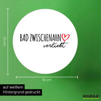 Aufkleber Bad Zwischenahn verliebt 10cm Sticker