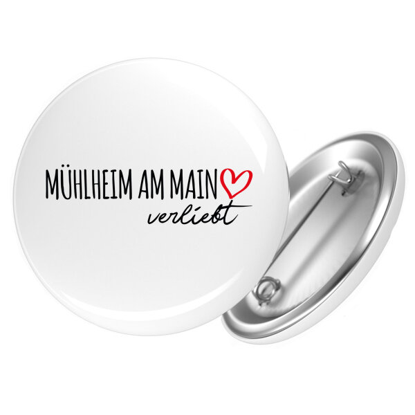 Button Mühlheim am Main verliebt