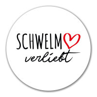 Aufkleber Schwelm verliebt 10cm Sticker
