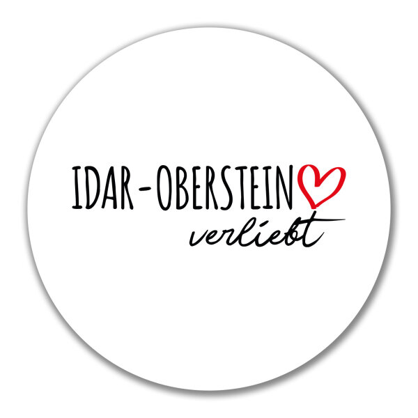 Aufkleber Idar-Oberstein verliebt 10cm Sticker